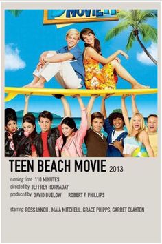 the movie poster for teen beach movie 2013