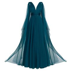 Terracotta Tulle Evening Gown Petrol Blue Model Of Dress, Tulle Evening Gown, Being A Bridesmaid, Blue Gowns, Evening Gala, Tailored Clothes, Mob Dresses, Blue Gown, Female Figure