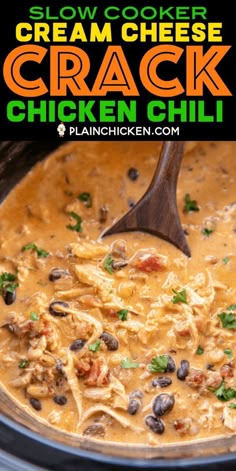 Fall Weather Food Recipes, Most Popular Crockpot Meals, Chicken Black Beans Corn Cream Cheese Crockpot, Cheap Delicious Crockpot Meals, Chicken Chili Crock, Rainy Day Recipes Dinners Crock Pots, Best Chicken Chilli Recipes, Beginner Cooking Recipes Dinners, Easy Beef Slow Cooker Recipes