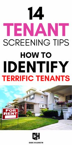 Here are 14 tenant screening tips that will both keep you on the right side of the law and help you attract tremendous tenants. Long Term Rental Property Tips, Renting Tips, Landlord Tips, House Hunting Checklist, Realtor Tips, Buying A Rental Property, Real Advice, Better Writing