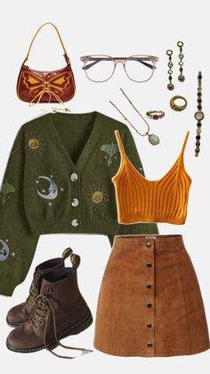 Event Hair, Mode Hippie, Aesthetic Cottagecore, Harmony With Nature, Cottagecore Outfits, Earthy Outfits, Estilo Hippie, Hippie Outfits, Really Cute Outfits