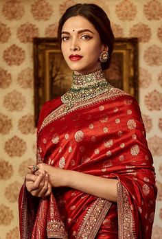 Deepika Padukone Sari, Deepika Padukone Saree, भारतीय दुल्हन संबंधी, Sabyasachi Sarees, Saree Bollywood, Deepika Padukone Style, Romee Strijd, Indian Bridal Fashion, Indian Bridal Outfits