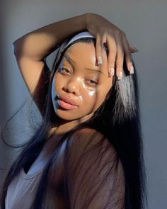 Clear Under Eyes, Natural Face Aesthetic, Clear Face Aesthetic, Skin Care Goals Aesthetic, Clear Body Skin Aesthetic, Beauty Glow Up, Black Clear Skin, Natural Glass Skin, Clear Black Skin