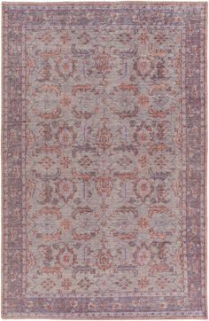 an antique rug with various colors and patterns on the carpet is shown in this image