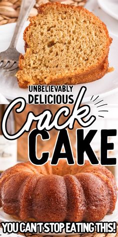 Crack cake features a moist cake with a decadent filling injected into the middle and a buttery wine glaze on top. Easy Cakes To Make, Boxed Cake Mixes Recipes, Wine Cake, Sugar Free Cake, Moist Cake, Delicious Cake Recipes, Bundt Cakes Recipes, Cake Mix Recipes, Pound Cake Recipes