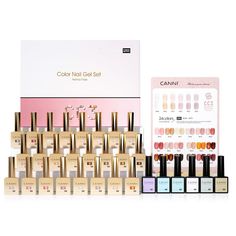 PRICES MAY VARY. ❤30Pcs HEMA FREE FORMULA GEL NAIL POLISH SET: CANNI gel nail polish is specially formulated and does not contain HEMA, ensuring a safer and healthier nail care experience. ❤30+DAYS LONG LASTING: CANNI insist on selling Good consistency gel polish, it's not thick or gloopy , goes on pretty smoothly. With proper application, the series of White Black Red gel nail polish set is long lasting at least 30+days and not have any issues with chipping or peeling off. ❤UNIQUE DESIGN COLOR Color French Manicure, Nail French, Gel Nails French, Red Gel Nails, Gel Set, Vibrant Nails, French Nail, Gel Nail Polish Set, Manicure Kit