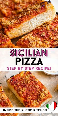 the recipe for sicilian pizza is easy and delicious