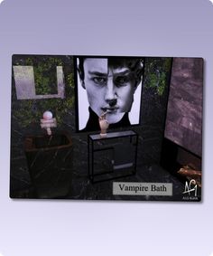 Sims 4 Bathroom CC: Vampire Bath By Algbuilds