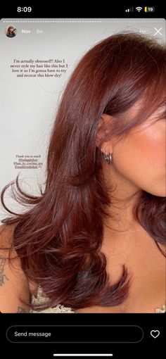 Highlights For Sandy Brown Hair, Ginger Hair Color Pale Skin, Brunette Hair For Neutral Skin Tone, Dyed Hair No Bleach, Mahogany Brown Hair Color Black Women, Brown Eye Hair Color Ideas Olive Skin, Straight Hair Dye Ideas, Spice Red Hair, Asian Auburn Hair