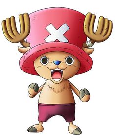 a cartoon character wearing a red hat and holding his hands up to the side with one hand