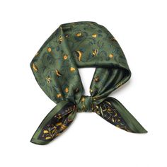 PRICES MAY VARY. 27" x 27" / 65 cm x 65 cm. Made of high quality 100% pure mulberry silk, soft, smooth and shiny. This silk scarf is glossy and delicate, lightweight, breathable, soft and comfortable. Suitable for both men and women, young and old, warm in winter and cool in summer, can be worn all year round.100% pure mulberry silk, no polyester fiber, skin-friendly, non-polluting, no odor. High quality 100% Mulberry Silk Scarf is also a good choice for Christmas, Valentine's Day, New Year, Mot French Scarf Style, Green Head Scarf, Hair Silk Scarf, Headscarf Styles, French Scarf, Gifts For Young Women, Headband Scarf, Eclectic Clothing, Silk Scarf Style