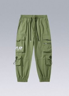 Techwear Trousers With Patch Pockets, Streetwear Sweatpants With Patch Pockets, Green Techwear Bottoms With Multiple Pockets, Techwear Streetwear Pants With Patch Pockets, Green Techwear Pants With Multiple Pockets, Green Techwear Pants With Cargo Pockets, Green Techwear Cargo Pants For Streetwear, Techwear Bottoms With Patch Pockets For Streetwear, Green Techwear Bottoms For Streetwear