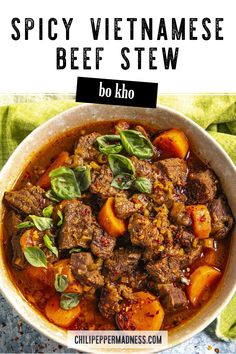 this spicy vietnamese beef stew is so good it's ready to be eaten in the slow cooker