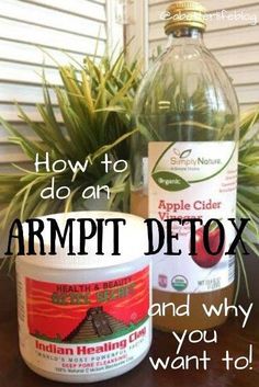 I starting using deodorant with aluminum in it when I was just a teenager.  So I was at a point where well over half my life I had been rubbing Detox Your Armpits, Indian Healing Clay, Home Health Remedies, Workout Chart, Health Skin Care, Diy Health, Natural Health Remedies, Diy Natural Products, Health And Beauty Tips