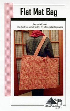 a book with an image of a woman carrying a bag in front of a bookshelf