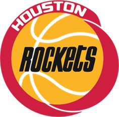 the houston rockets logo on a white background