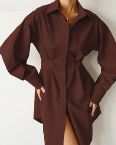 Keilani Shirt Dress Material: Polyester Size Chart, cm Size Length Bust Waist Shoulder Sleeve Length S 87 84 68 47 55.5 M 88 88 72 49 56.0 L 89 92 76 51 56.5 Size Chart, ICNH Size Length Bust Waist Shoulder Sleeve Length S 34.25 33.07 26.77 18.50 21.85 M 34.65 34.65 28.35 19.29 22.05 L 35.04 36.22 29.92 20.08 22.24 Note: Please allow 2-3cm differences due to manual measurement. Due to different batches, a liner may be different. We pay your attention to the fact that different computer screens c