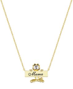 in stock Mama Necklace, Gold Necklace, Gold Plate, Plating, Gold