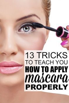 Apply Mascara Perfectly, Straight Lashes, Eyelashes How To Apply, Best Mascaras, Get Thick