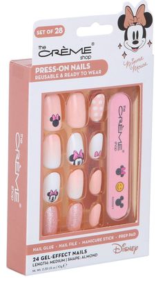 Creme Shop, Disney Nails, Nails For Kids, Nail Length, Crystal Nails, Vegan Fashion, Nail Decals, Grand Opening, Nail File