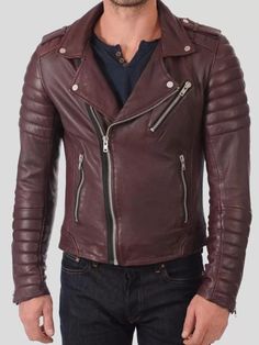 Men’s Dark Brown Leather Motorcycle Jacket Brown Leather Motorcycle Jacket, Leather Motorcycle Jacket, Dark Brown Leather, Dark Brown, Motorcycle Jacket, Brown Leather, Timeless Fashion, Leather