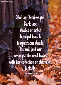 Autumn Things, October Country, October Autumn, Autumn Girl, Blue Girl, Autumn Magic