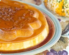 a cake covered in caramel sauce on a plate