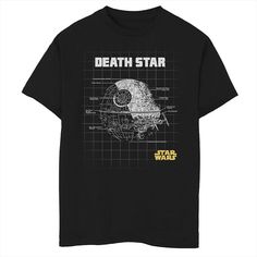 Dallas StarsTake his casual look to a new level with this boys' Star Wars Death Star t-shirt.PRODUCT FEATURESStar Wars graphicCrewneckShort sleevesFABRIC & CARECottonMachine washImported Size: X Large. Color: Black. Gender: male. Age Group: kids. Star T Shirt, Boys Top, Graphic Crewneck, Casual Looks, Graphic Tee, Dallas, Star Wars, Graphic Tees, Short Sleeves