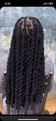 Faux Locs Extensions, Hair For Faux Locs, Afro Twist Hair, Locs Extensions, Long Afro, Curly Twist, Twist Braiding Hair, Marley Twist, Cabello Afro Natural