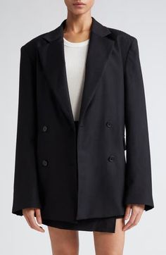 Elevated Essentials, Loulou Studio, Wool Blazer, Emphasis, Double Breasted, Designer Clothing, Jackets For Women, Hand Wash, Nordstrom