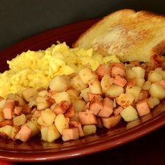 an omelet and hash browns are on a plate