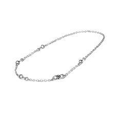 Linked Together Chain Necklace – X Jewellery Silver Double Chain Link Necklace, Silver Sterling Double Chain Necklace, Classic Sterling Silver Double Chain Necklace, Classic Silver Necklace With Double Chain, Sterling Silver Double Chain Link Jewelry, Sterling Silver Link Necklace With Double Chain, Silver Cable Chain Bracelet, Elegant Silver Double Chain Bracelet, Silver Double Chain Link Bracelet