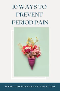 Learn how to find period pain relief during your luteal phase! This post will give you a list foods, tips, hacks, and remedies that you can include in your daily routine to support your luteal phase and reduce symptoms! Find more period remedies and PMS hacks to relieve pain naturally at composednutrition.com. Period Nausea, Period Cravings, Increase Progesterone, Healthy Period, Cycle Syncing