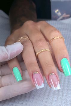 Nail Tip Designs, Nails Designer, Tropical Nails, Short Acrylic Nails Designs, Luxury Nails, Best Acrylic Nails, Long Acrylic Nails