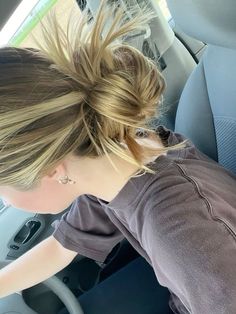 Hair Inspo First Day Of School, Back To School Blonde Hair, Effortless School Hairstyles, Cute Hairstyles For Swimming Wet Hair, Blonde Hair School Hairstyles, Hairstyles For Wet Hair Quick, Hair Stules, Lazy Day Hairstyles, Hot Hair Styles