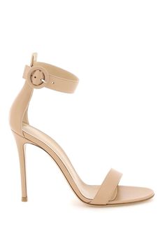 Gianvito Rossi nappa Portofino sandals with ankle strap and round leather-covered buckle. Leather lining and leather sole. Stylish Sandals, Round Leather, Leather Cap, Pumps Flat, Sandals For Sale, Sandals For Women, Designer Sandals, Leather Jewelry, Gianvito Rossi