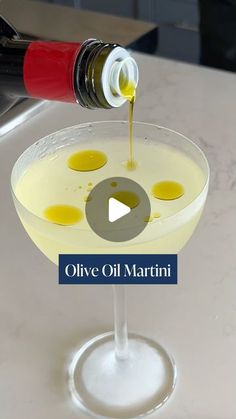 Mezzetta on Instagram: "Who knew a dash of olive oil could take your martini to the next level? 🤌🍸 Featuring Mezzetta Olives & Extra Virgin Olive Oil and ALB Vodka for a martini you won’t forget.

Yield: 1 cocktail
Prep Time: 5 minutes
Total Time: 5 minutes
 
INGREDIENTS
3 Mezzetta® Pitted Italian Castelvetrano Olives, plus more to garnish
½ ounce (1 tablespoon) Mezzetta® Pitted Italian Castelvetrano Olive brine
A few cracks of black pepper, plus more to garnish
½ ounce dry vermouth
3 ounces vodka, such as ALB®
Mezzetta® Drizzle Extra Virgin Olive Oil, to taste
 
INSTRUCTIONS
1. To a cocktail shaker, add the olives, olive brine, black pepper, vermouth and vodka. Muddle everything together, add ice and stir for 30 seconds or until chilled.
2. Double strain the cocktail into a chilled mart Olive Oil Martini, Castelvetrano Olives, Olive Brine, Dry Vermouth, Boozy Drinks, Gin Cocktails, Adult Beverages, Cocktail Shaker, Virgin Olive Oil