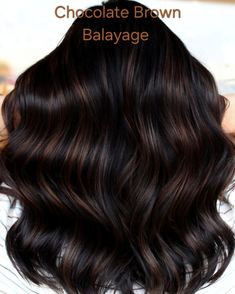 Balayage On Black Hair, Black Hair Ideas, Dark Balayage, Dark Black Hair, Purple Hair Highlights, Light Brown Highlights, Orange Highlights