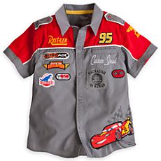 Lightning McQueen Shirt for Boys Lightning Mcqueen Shirt, Lightning Mcqueen Party, Disney Cars Party, Disney Cars Birthday, Cars Birthday Party Disney, Car Themed Parties, Car Birthday Theme, Pit Crew, Cars Theme Birthday Party