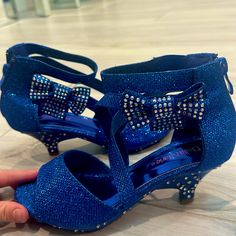 Brand New Without Tags, Size 4 Blue High Heel Shoes, Bella Marie, Blue High Heels, Shoes Color, Heel Shoes, High Heel Shoes, High Heel, Kids Shoes, Dress Shoes