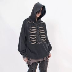 WN2088
■size(cm)





Length


Shoulder width


Chest


Sleeve length




M


72


62


60


54




L


74


63


62


55




XL


76


64


64


56




2XL


78


65


66


57




 
■model
178cm 　55kg　 XL Skeleton Hoodie, Skeleton Design, Hoodie Cardigan, Denim Tote, Okinawa, Oversize Hoodie, Silhouette Design, Grunge Fashion, Hoodie Top