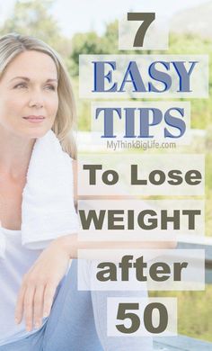 Here are seven easy tips to lose weight after 50. Any combination of these seven will help you not only to lose weight but to feel and look better too. #QuickWeightLoss 10 Pounds, How To Slim Down, Superfoods