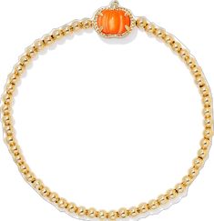 Elegant Orange Metal Bracelet, Elegant Orange Metal Bracelets, Gold Orange, Affordable Luxury, Orange Gold, Dillard's, Kendra Scott, Stretch Bracelet, Stretch Bracelets