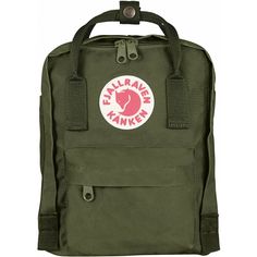 a small backpack with the emblem of an animal on it's front and side pocket