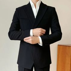 Wiaofellas - High Quality Single Button Suit Men's Blazers Jacket Casual Slim Men Trendy Suit Business Dress Coat Wedding Party Blazers 1. Pls allow 1-3cm tolerance due to manual measure. 2. Color may slightly vary from the image due to different computer screen and light affect. 3.If you are not sure about the size, Pls let us know your weight,height, Bust,Waist info etc, We can help to choose correct size. Single Button Suit Men, Full Sleeves Design, Cut Blazer, Trendy Suits, Slim Fit Blazer, Mens Blazer Jacket, Brown Blazer, Business Dress, Dress Coat