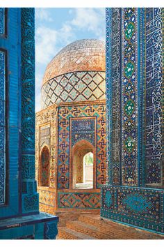 Uzbekistan: The Road to Samarkand: Assouline's beautiful travel book | Vogue Paris Landscape Architecture Section, Muslim Architecture, Architecture Antique, Architecture Concept Drawings, Architectural Section, Islamic Art Pattern