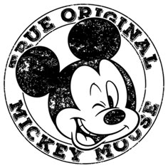 the logo for mickey mouse's original mickey mouse