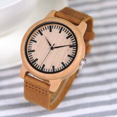 Lover's Watches-Pretty Wood Wristwatches Japan Miyota Movement Watch Fashion Brand Designer Bamboo Wooden Watches Model Number:32313145755 Casual Watches Gift, Round Dial Watch With Analog Display, Everyday Quartz Watches With Round Dial, Leather Strap Watch As Gift, Adjustable Analog Watch With Round Dial, Leather Strap Watches As Gifts, Casual Leather Strap Watch As Gift, Analog Watches As Gifts, Wooden Pattern