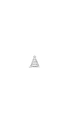 a black and white drawing of a small triangle on top of a hill with the sky in the background