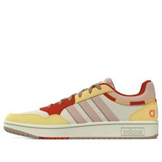 (WMNS) Adidas Neo Hoops 3.0 Shoes 'Orange Yellow' GZ9477 (SNKR/Cozy/Skate/Casual/Women's/Wear-resistant) Orange High-top Sports Sneakers With Gum Sole, Orange High-top Sneakers With Gum Sole For Sports, Orange Adidas Sneakers With Logo, Orange Adidas Logo Sneakers For Streetwear, Orange Adidas Sneakers For Streetwear, Adidas Orange Sneakers With Branded Insole, Casual Orange Sneakers With Boost Midsole, Sporty Orange Adidas Sneakers, Casual Orange Adidas Sneakers